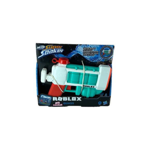 Nerf Super Soaker x Roblox Big Paintball Guass Water Pistol NIB Limited Time - Picture 1 of 4